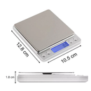 Balança Digital de Alta Precisão 0,1g a 2kg Profissional