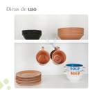 Porta Xícara Suporte Organizador para Armário de Cozinha — Branco