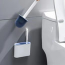 Escova de Silicone 2 em 1 para Vaso Sanitário com Base — Banheiro