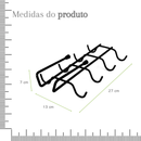 Porta Xícara Suporte Organizador para Armário de Cozinha — Branco