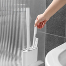 Escova de Silicone 2 em 1 para Vaso Sanitário com Base — Banheiro