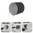Suporte Organizador para Pratos Vertical — Armário Cozinha Branco