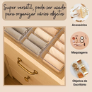 Kit 3 Organizadores de Gaveta Acrílico com 6 Divisórias — Plastutti