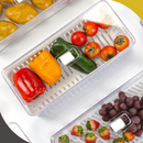 Kit 3 Organizadores de Geladeira com Cesto 6,8L + 3,8L + 2,8L — Plastutti