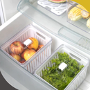 Kit 3 Organizadores de Geladeira com Cesto 6,8L + 3,8L + 2,8L — Plastutti