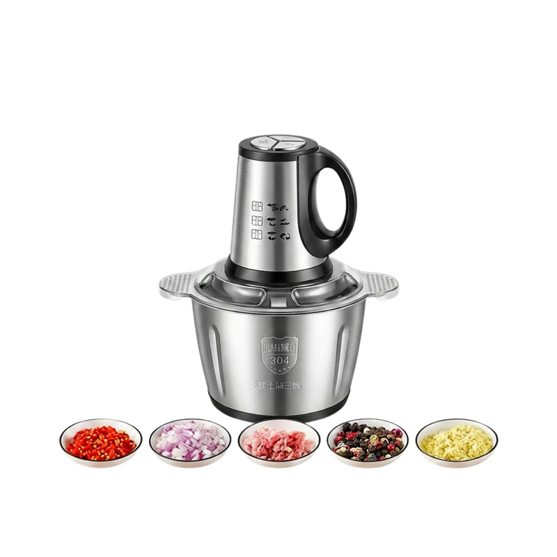 Picador de Alimentos Elétrico 3L Moedor Mixer Processador Cozinha 110V/220V