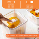 Kit 2 Potes Herméticos Organizadores de Geladeira 1360ml — Paramount