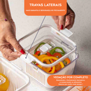 Kit 2 Potes Herméticos Organizadores de Geladeira 1360ml — Paramount