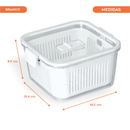 Kit 2 Potes Herméticos Organizadores de Geladeira 1360ml — Paramount