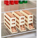 Porta Ovos Dispenser Rolante para Geladeira — 2 ou 4 Camadas