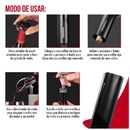 Saca-Rolha Elétrico Recarregável Automático Kit 4 Peças USB
