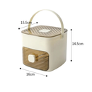 Dispenser de Gelo 48 Cubos com Gaveta e Pegador