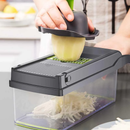 Fatiador Profissional Aço Inox 16 em 1 — Fatiador Cortador Ralador de Alimentos