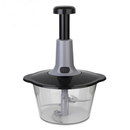 Processador de Alimentos Manual 1,5L com 3 Lâminas Mixer e Trava de Segurança
