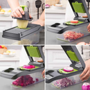 Fatiador Profissional Aço Inox 16 em 1 — Fatiador Cortador Ralador de Alimentos