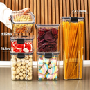 Kit Potes Herméticos Organizador de Mantimentos com Trava BPA Free