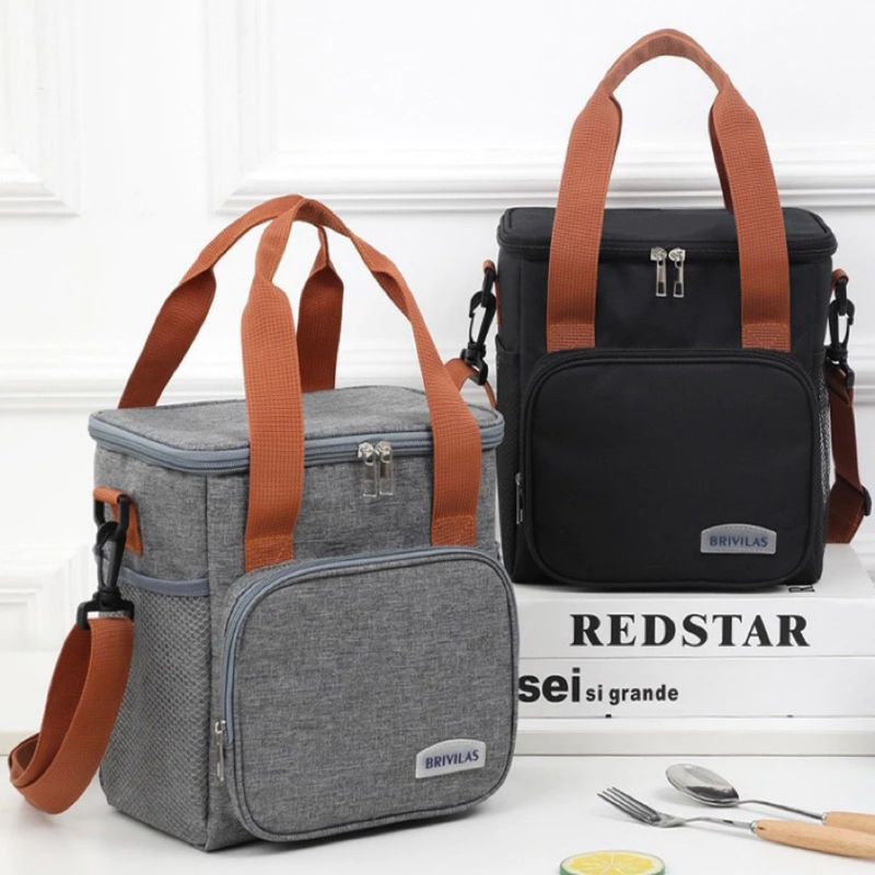 Bolsa Térmica com Alça de Mão e Lateral — Isolamento Térmico Eficiente