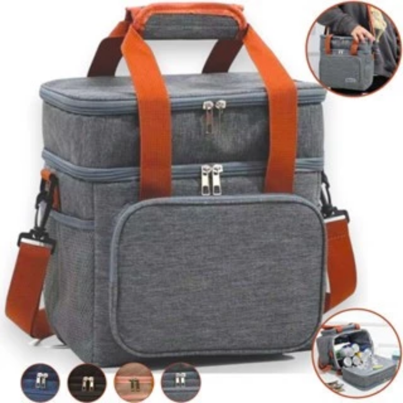 Bolsa Térmica Grande Capacidade para Marmita, Lanche e Praia